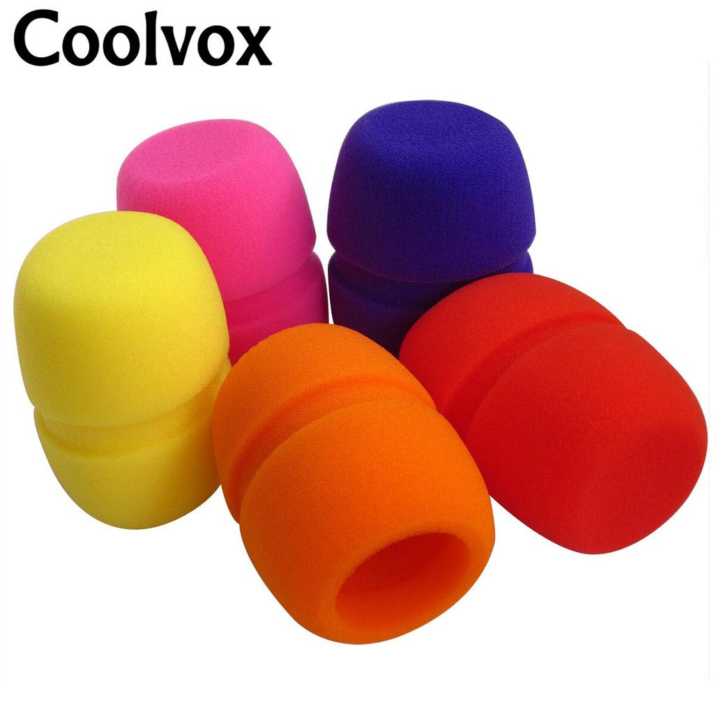 1pcs Flat Multi Color Foam Wireless Wired Microphone Sponge Cover Soft Foam Microphone Foam Windscreen for Shure Microphone