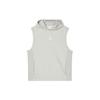 Dri-FIT Solid Color Breathable Quick-Dry Knit Sleeveless Hoodie Men Tops Heather-Gray DZ0572050
