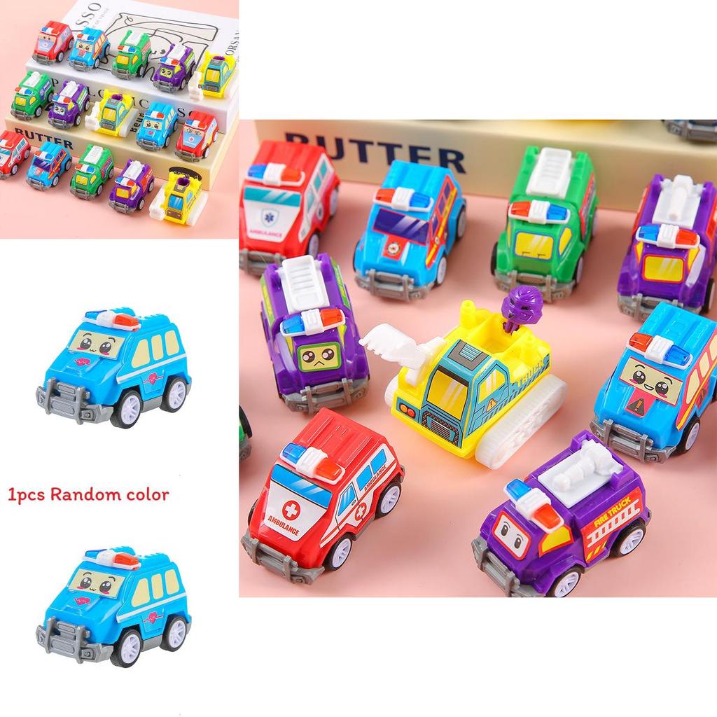 Simulation Mini Inertia Cartoon Fire Engine Children Toys For Babies And Toddlers