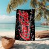 Christmas Gift Halloween Theme Bear Truck Coca Cola beach towel outdoor camping vacation swimming beach towel outdoor absorbent bath towel Y6
