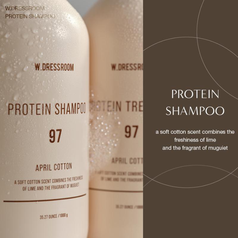 W.DRESSROOM Protein Shampoo 97 April Cotton 1000g