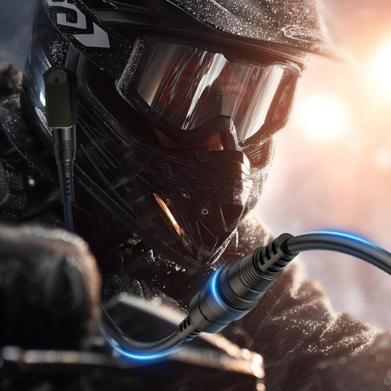 Plastic Helmet Heating Line With High Conductivity For Skiing And Winter Sports Waterproof Heated Shield Cord