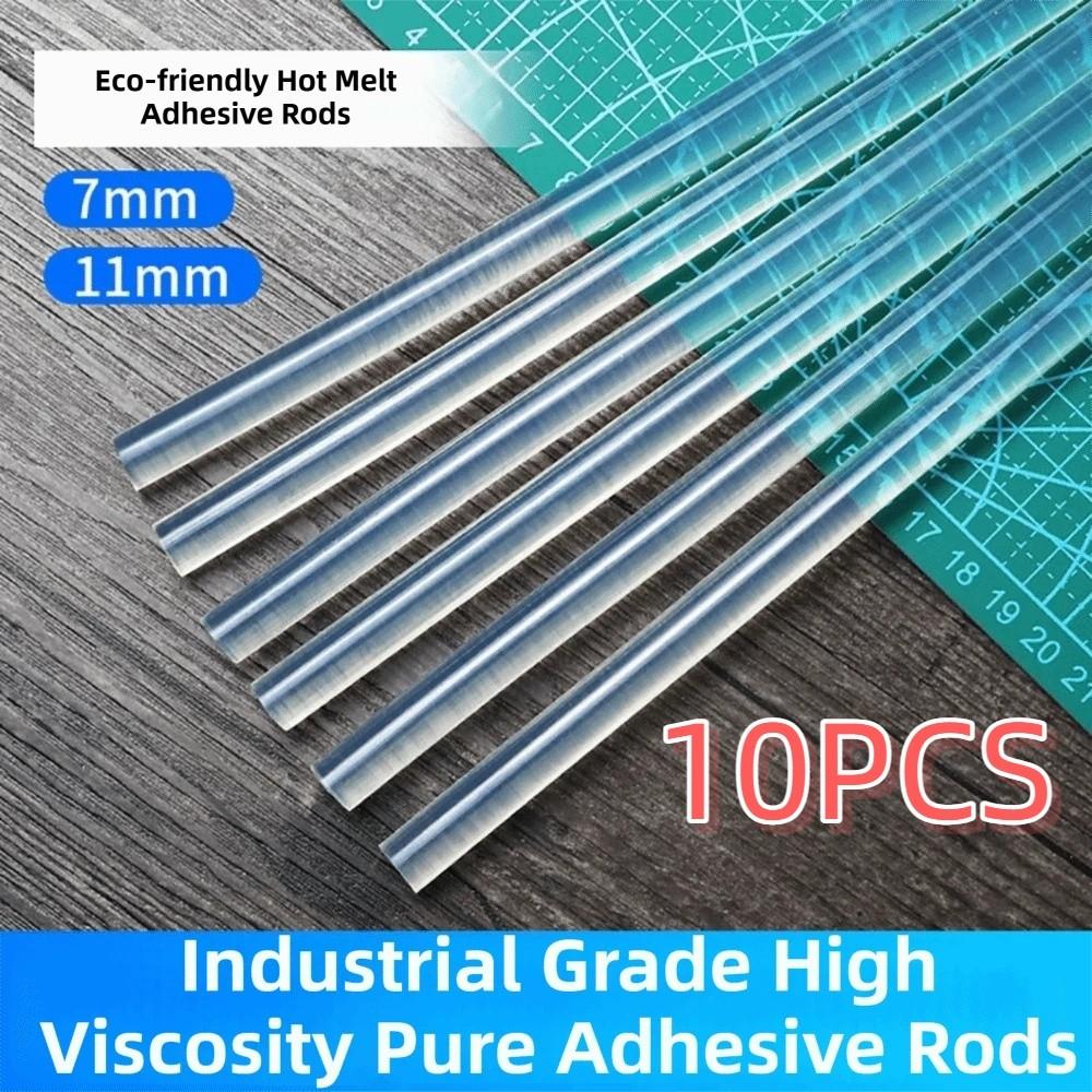 10Pcs Strong Viscosity Hot Melt Glue Sticks Transparent Glue Sticks Hot Melt Glue Craft