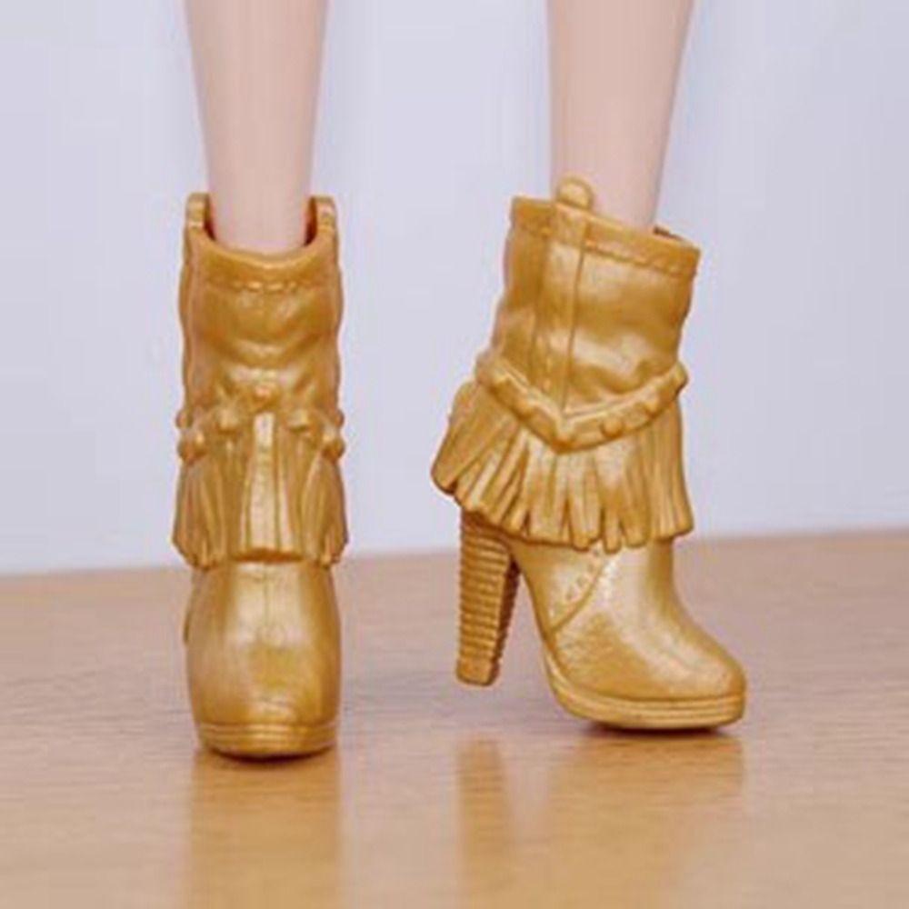 Пластиковые кукольные сапоги, аксессуары, кукольные высокие каблуки, модные сапоги до колена, 30 см, куклы/1/6, куклы BJD