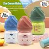 Creative Ice Cream Doll Shape Baby Bottle, 60ml Wide Caliber PP Material Baby Bottle, BPA-free, Newborn Gift, Small and Cute