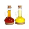 Butter Dish - DKD Home Decor - S3041418 - Oil and Vinegar Set - Glass and Cork - 320 Ml