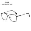 Fashion Anti Radiation Metal Photochromic Glasses Computer Glasses Eyeglasses Anti Blue Light