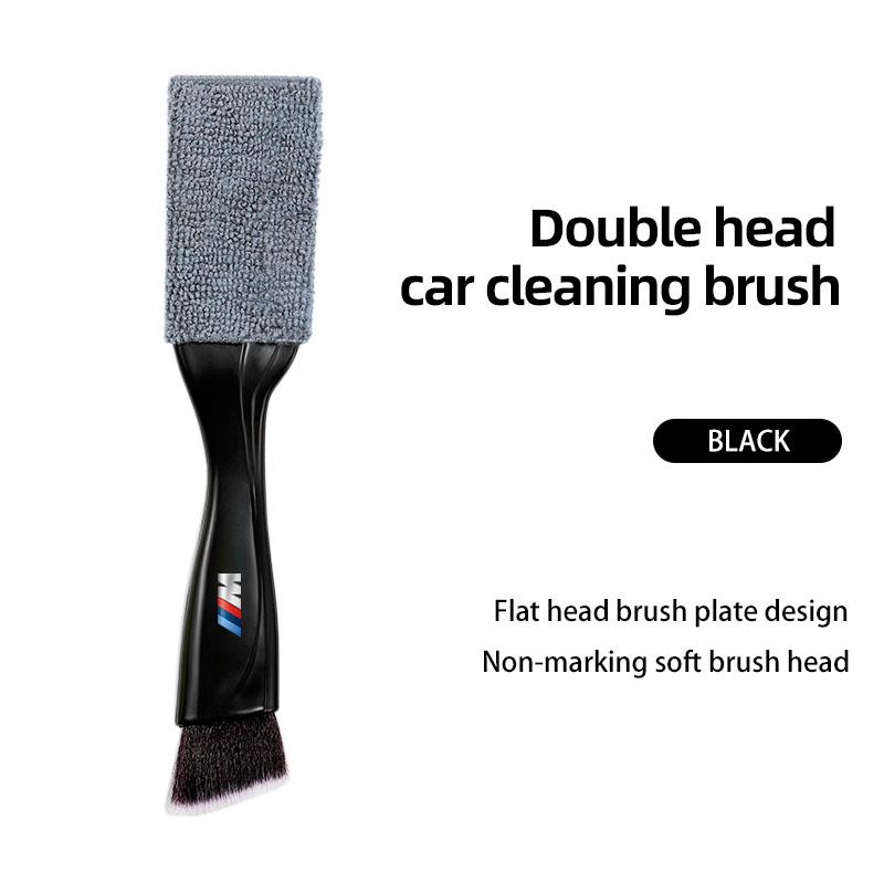 SNLL4 Car Cleaning Tools Air Conditioning Air Outlet Cleaning Dust Removal Soft Brush Emblem For BMW M G80 G06 G07 G42 G14 G15 F82