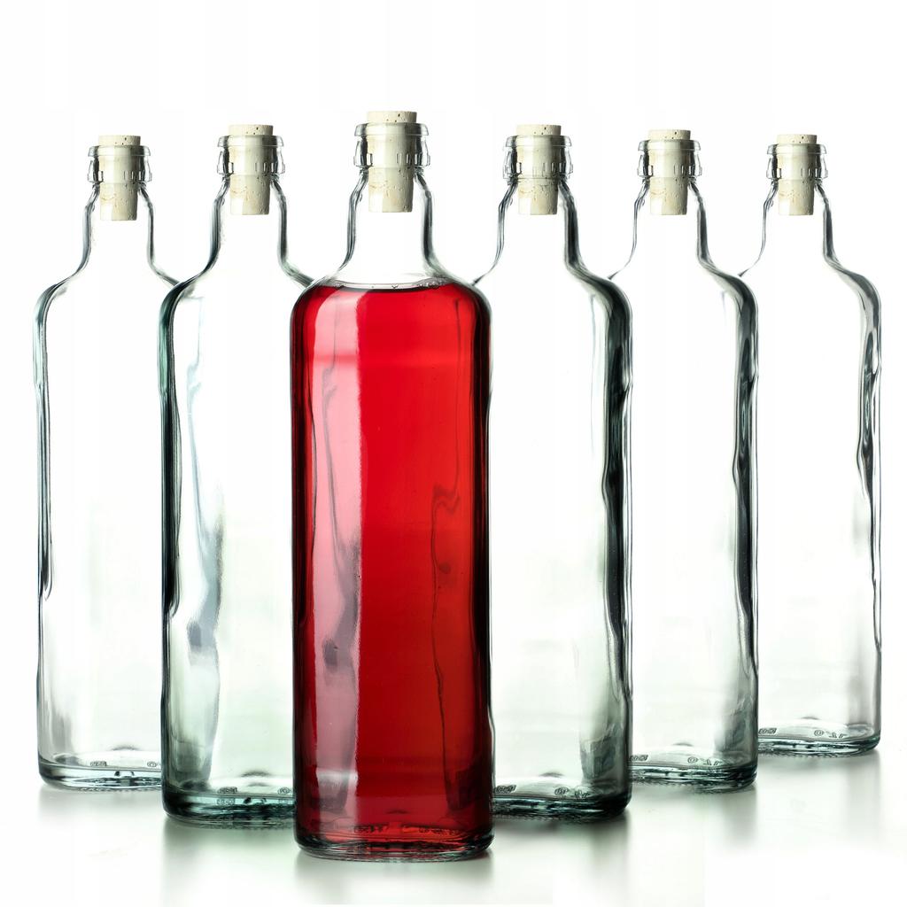 KADAX Butelka 700ml Na Wino Nalewki +Korek Fi21