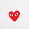 COMME des Short Sleeve Red Heart Logo PLAY COMME des GARCONS RED HEART PLAY T108 White L [PLAY GARCONS] Футболка ФУТБОЛКА Мужская [Товар]