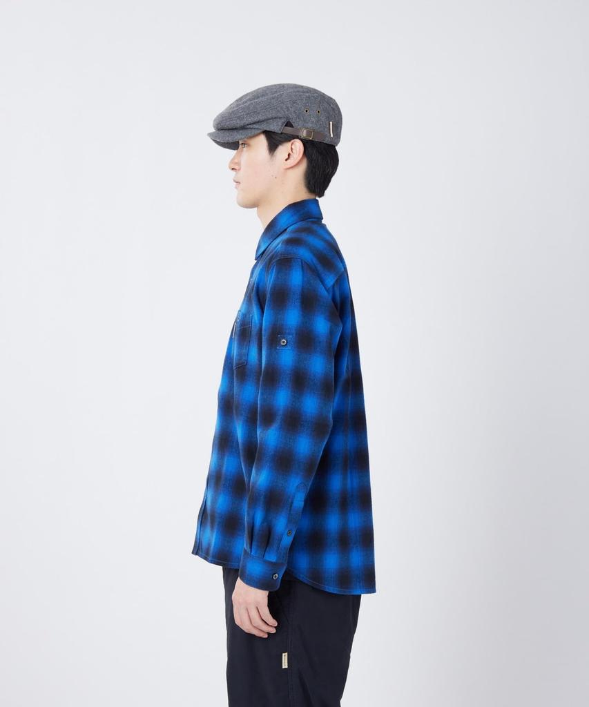 Snow Peak Ombre Check Shirt Long BLACK CH SPTL-SH-26SU902 - Tops, Shirts, Sleeve, Men's & Women's, XXL,