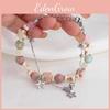 Star Alloy Fashionable Bracelet For Women Stylish Layered Design Friendship Beaded