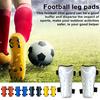 1 Pair Football Shin Guards for Youth Kids Thickened Soft Padded Cozy Wear Professional Shin Pads with Adjustable Double Elastic Straps