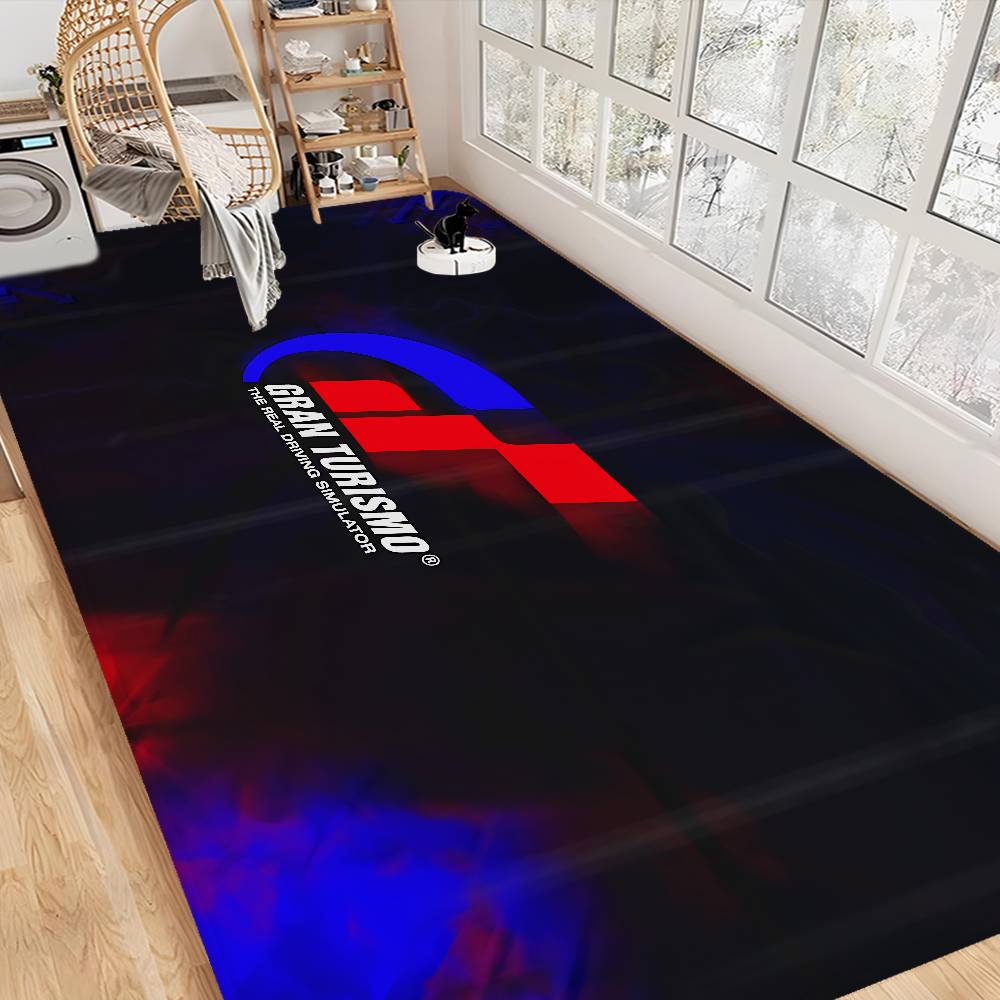 G Gran Turismo Room Mats Cheaper Anti slip Modern Living Room Balcony Printed Welcome Rug