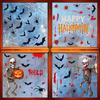 Spooky Halloween Window Clings: Bloody Spiders, Skeleton Hands & Bats – Realistic DIY Wall Decals for Windows, Party Favors