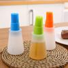 1 Pcs Portable Silicone Oil Bottle with Brush Grill Oil Brushes Liquid Oil Pastry Kitchen Baking BBQ Tool Kitchen Tools for BBQ