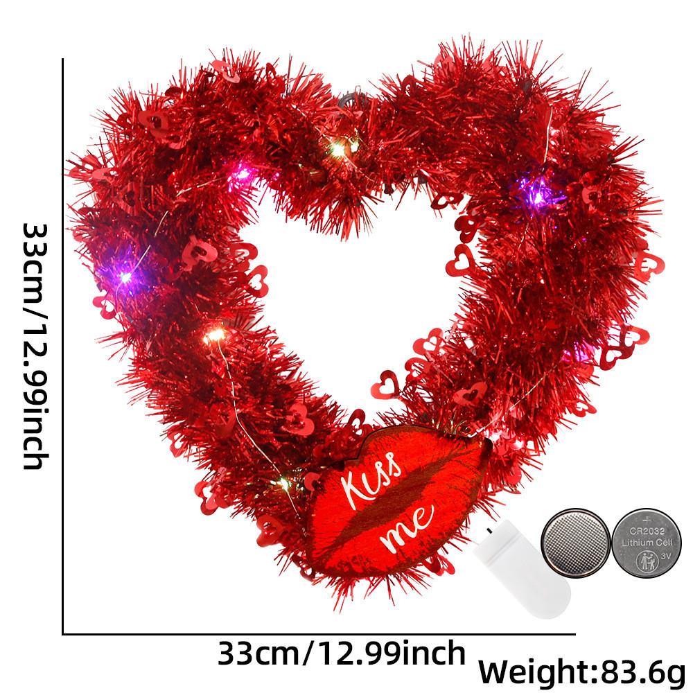 Любовь Светодиодная Очаровательная Гирлянда Сердечки Для Незабываемого Дня Святого Валентина И Мероприятий Свадьба