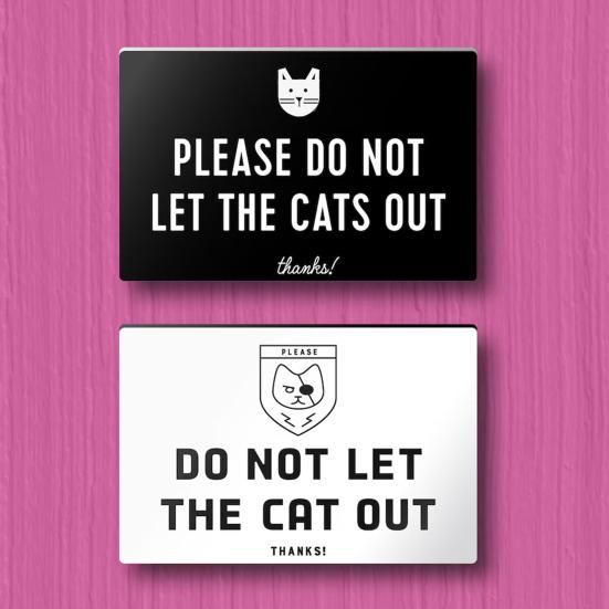 Деревянный знак для кошек с надписью «ПОЖАЛУЙСТА, НЕ ВЫПУСКАЙТЕ КОШЕК НА ВЫХОД» для украшения стены в деревенском стиле для дома, офиса, гостиной, спальни