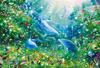 300-piece Jigsaw Puzzle by Lassen, Blooming Ocean [Glow-in-the-Dark Puzzle] (26 X 38 Cm)
