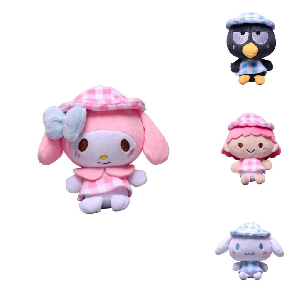 Милая Плюшевая Кукла-Подвеска Sanrio Куроми Мелоди Синнаморолл Для Украшения Сумки и Брелока