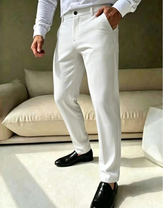 Новые мужские брюки в стиле business casual прямые брюки для работы и на каждый день универсальные однотонные брюки мужской опт