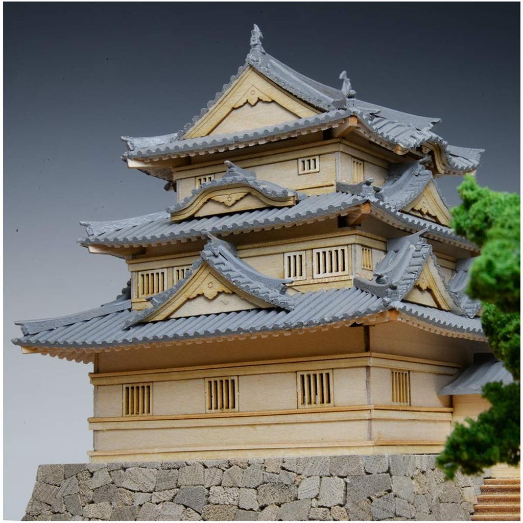 Woody Joe 1/150 Uwajima Castle Wooden Model Assembly Kit
