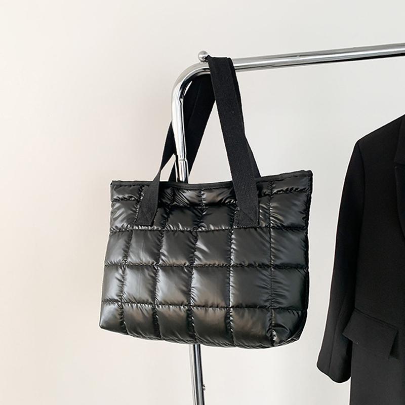 Women Handbags Space Cotton-Padded Female Down Bags Shoulder Crossbody Bags Quality Female Tote Luxury Bag Trend