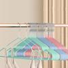 Metal Hangers, Non-slip Metal Clothes Drying Hanger with Plastic Coating for Adults To Hang and Dry Clothes, 10-Pack