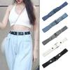 2Pcs Adjustable Waist Belt Easy To Wear Invisible Belt Fashion Buckle-Free Belt Women Men