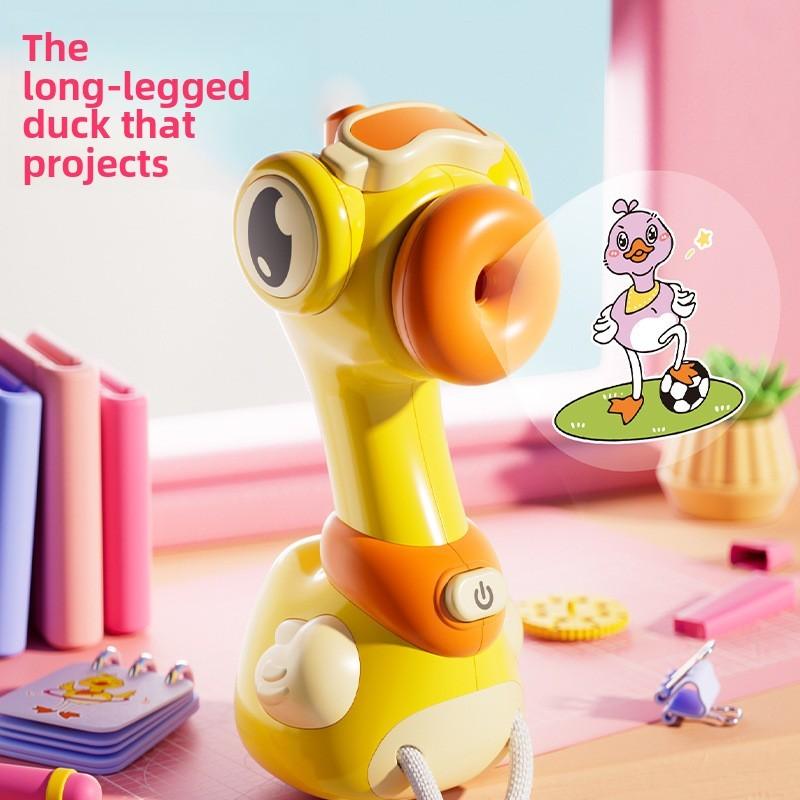Duck Projection Kids Flashlight Glowing Toy Suitable For Daily Gifts Birthday