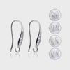 "2020 Handmade Zircon Inlaid Hypoallergenic Copper Ear Hook Earrings"