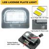 NJSBYL Xenon White LED License Plate Lights For 2023 2024 Kia Sportage 2016-2020 Kia Optima Rear Number Licence Plate LED Tag Lamps Assembly