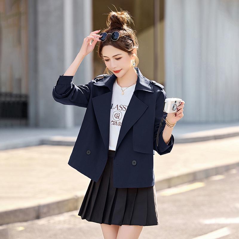 Женский тренч петит - Универсальная мода для весны и осени ZY2505