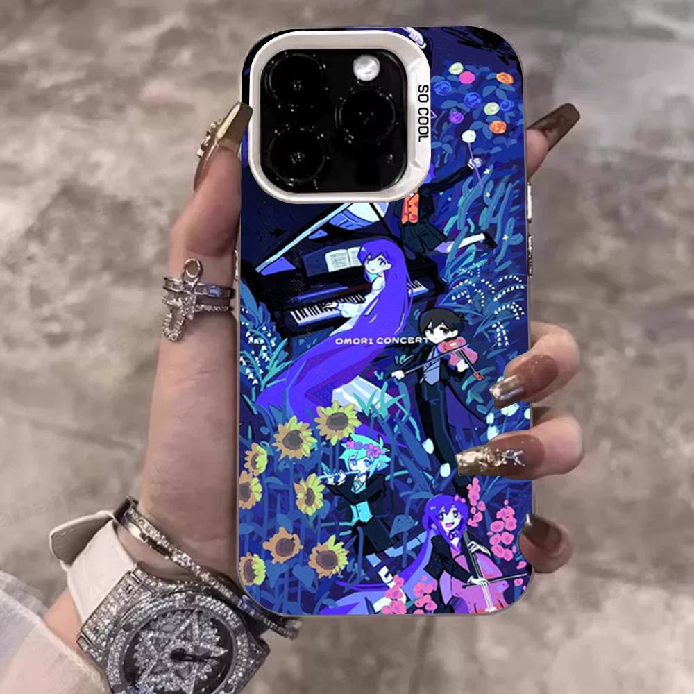 O-Omori Game Phone Cases For IPhone 17 16e 15 14 13 12 11 Plus Pro Max ProMax Colorful Covers