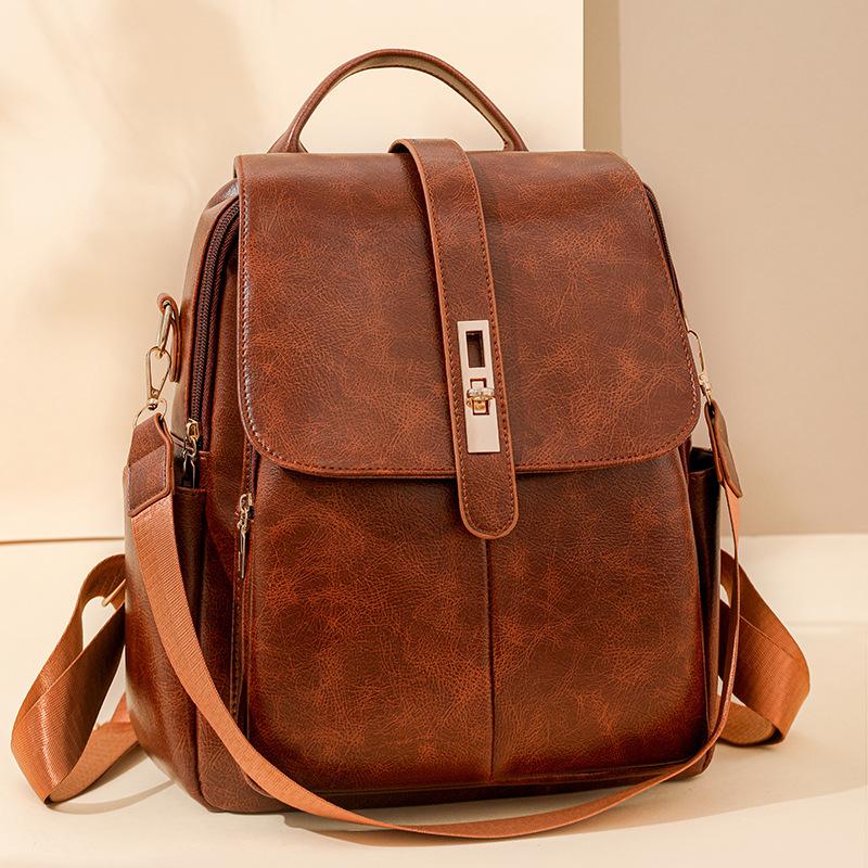 Новый рюкзак осень и зима корейская простая и модная сумка для поездок на работу универсальная сумка через плечо большой емкости