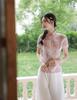 2023 Summer Elegant Retro Chinese-Style Organza Embroidered Slim-Fit Girly Qipao