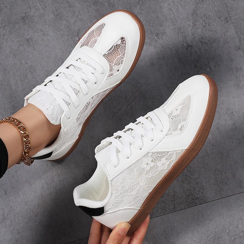 Туфли Dexun на плоской подошве, мужская обувь 2025 года, новинка лета, ретро-модная обувь Baita, повседневная обувь для доски, женская кружевная обувь