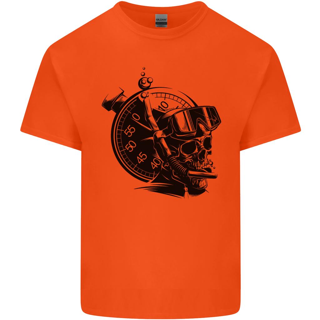 Scuba Diving Skull Diver Dive Deep Sea Unisexs Light Cotton TShirt
