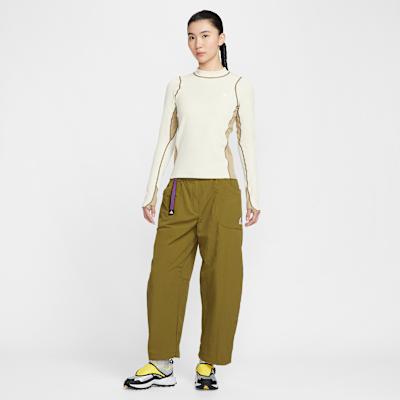 Женские брюки Nike ACG Повседневные брюки Женские Оливково-коричневый Умеренный Другое