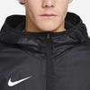 Nike Однотонная куртка с капюшоном и длинными рукавами Мужские куртки Черный CW6768-010