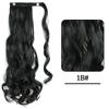 MISSQUEEN Women Fashion Long Wavy Ponytail Synthetic Fiber Natural Wavy Wrap Around Hair Extensions Daily Wear Long Wavy Hairpiece