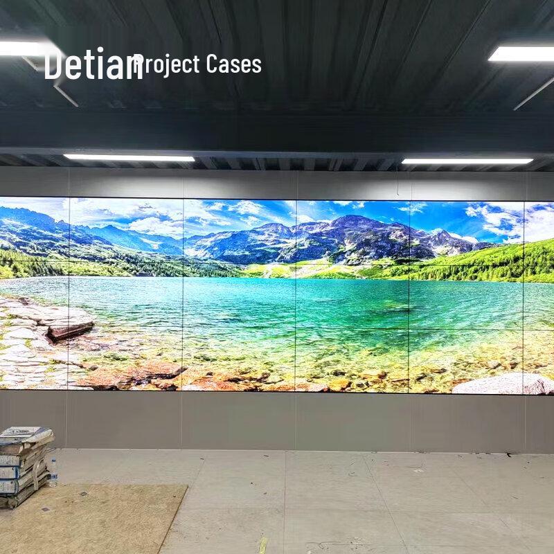 Detian 65-дюймовый 4K Безшовный LCD-дисплей для видеостены CN вилка (адаптер в комплекте)