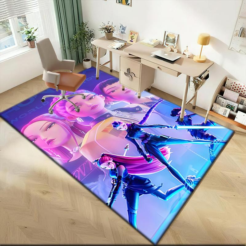 1pc K-Pop Concept Art Poster Carpet Rug for Living Room Bedroom Home Sofa Decoration,Kids play Non-slip Floor Mat