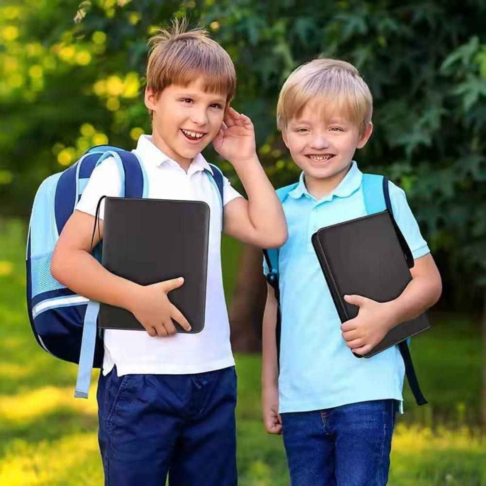 Картонная книга на молнии, 4/9 отделений, книжка с игровыми картами, упаковка для коллекционных игр