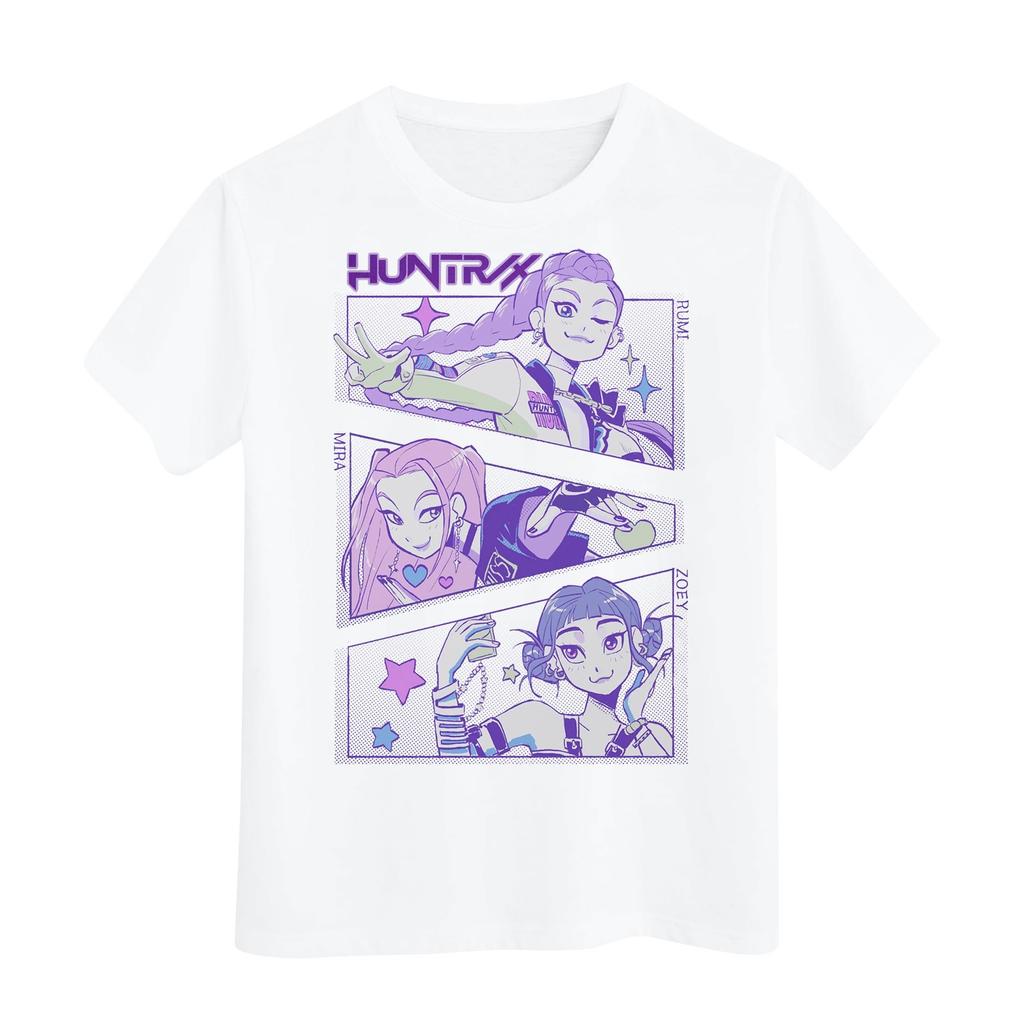 Футболка с короткими рукавами и круглым вырезом для мальчиков и девочек