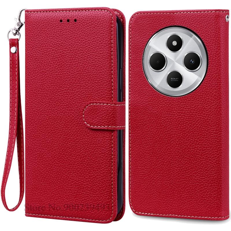 For Redmi 14C 4G Case Soft Silicone Pu Leather Wallet Flip Case For Xiaomi Redmi 14C Case Stand Book Cover For Redmi 14 C Fundas