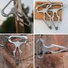 All In 1Pc Camping Equipment EDC Gear Multi Tool Angle Wrench / Screwdriver / Opener Survival Kit