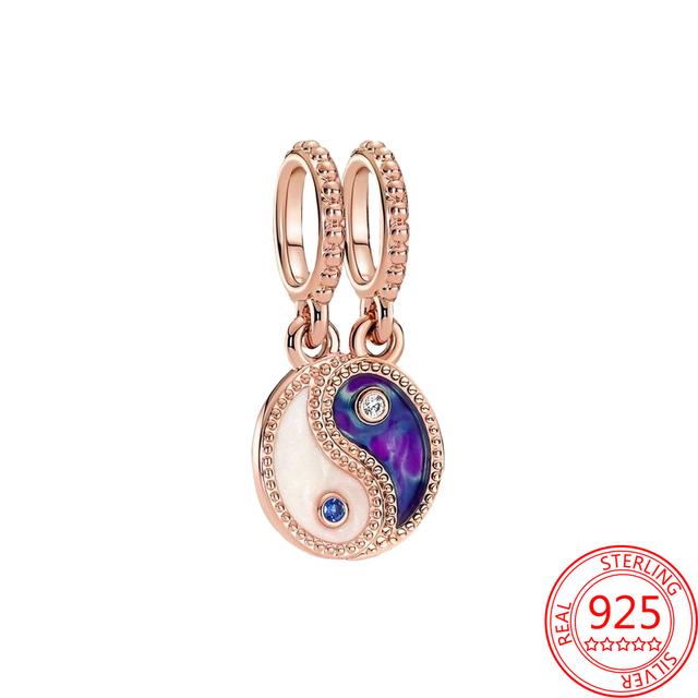 Новые подвески-замки и ключи из стерлингового серебра 925 пробы, подходят для браслета 925 пробы, для женщин, изящные ювелирные изделия своими руками, подарок