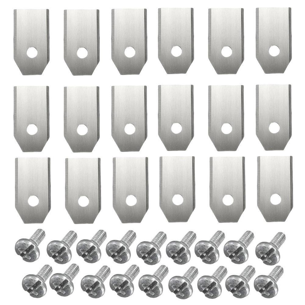 30 шт. Аксессуары для ремонта газонокосилки Лезвия из нержавеющей стали Запасные части 0,7 мм для Husqvarna Automower/Gardena