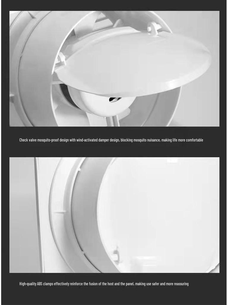 110 В Ouye Вытяжной вентилятор для ванной комнаты - Настенное вентиляционное решение